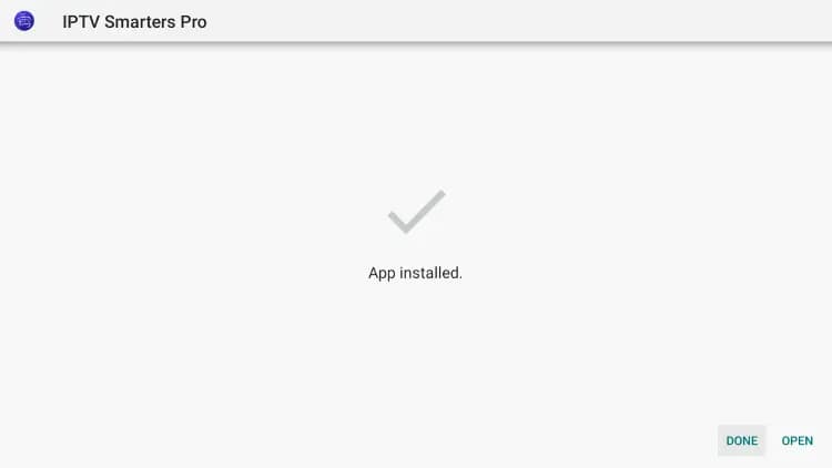 Carregamento da lista IPTV no Smarters Pro